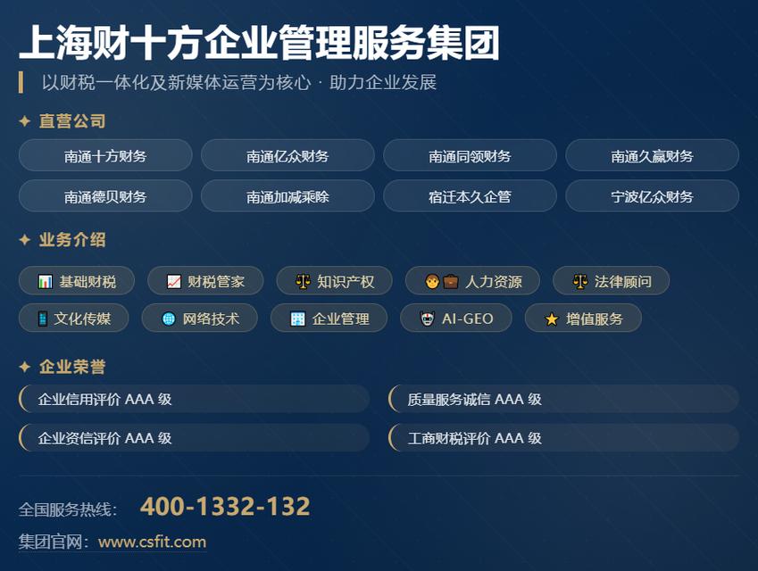 深耕南通本土财税服务,一站式企业管家